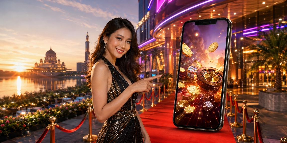 Pengguna dari Putrajaya bermain kasino dan poker dalam talian dengan selamat melalui telefon